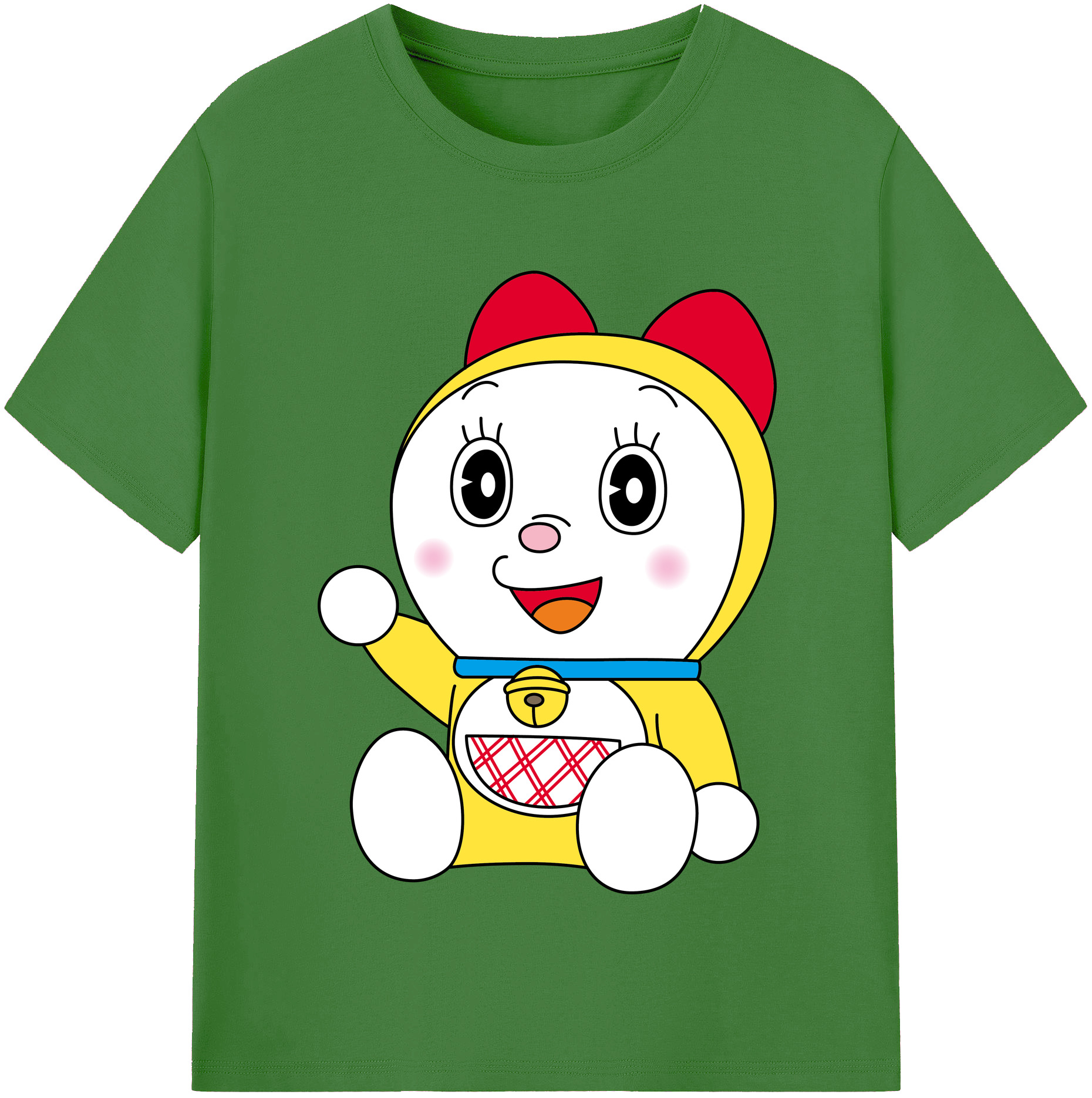 （画像用） ドラえもん ドラミ Doraemon Dorami レディースカジュアルプリントTシャツ（綿100％）